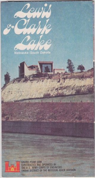 1977 Lewis & Clark Lake Yankton South Dakota Brochure
