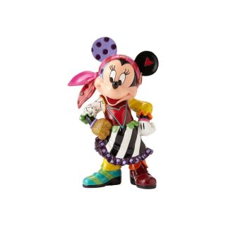 Disney Britto Enesco Pirate Minnie Mouse Figurine 4057043 Pop Art Design Vivid