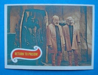 1969 Topps Planet Of The Apes Movie Green Back Card 25 " Return To.  " Ex/nm