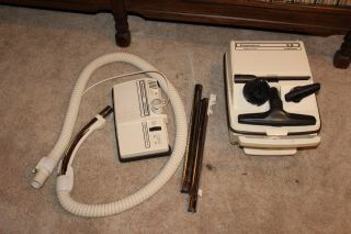 Vintage Sears Kenmore Canister Vacuum Cleaner With Power Mate Brush 116.  2288280