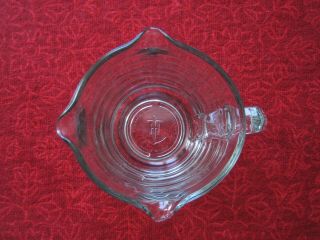 Anchor Hockin 3 Pouring Spout Clear Glass 2 Cup Measuring Cup
