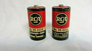 Vintage Rca No.  Vs 035a C Batteries