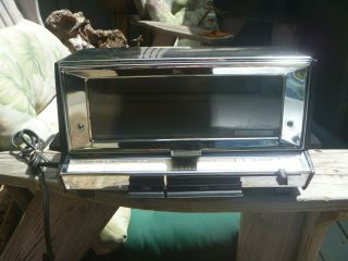 Vtg General Electric Deluxe Toast - R - Oven A2t93 Toaster Oven Chrome
