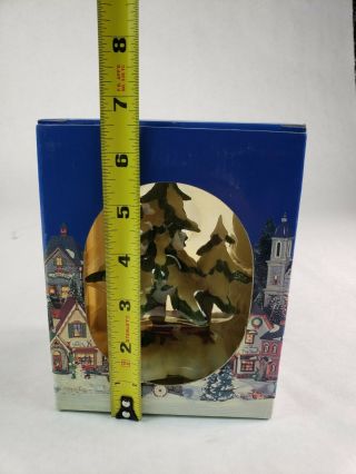 Heartland Valley Village 6 Inch Snow Covered Pine Trees Squirrel Accessory Boxed 5
