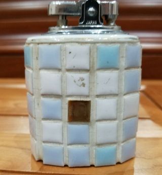 SMALL VINTAGE CERAMIC HAND MADE TABLE LIGHTER 3