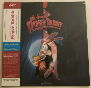 Mondo Sdcc 2019 Exclusive Who Framed Roger Rabbit Yellow Dip Vinyl Soundtrack Lp