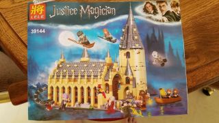 Harry Potter Lego Compatible Hogwarts Great Dining Hall Building Block Set 39144