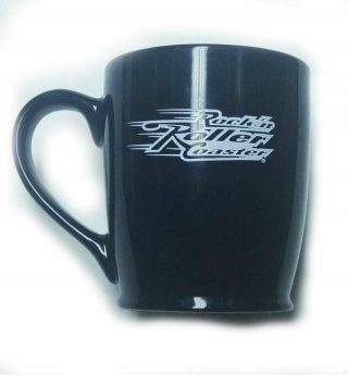 Disney Aerosmith Crystal Dot Rock ' N ' Roller Coaster Logo Coffee/tea Mug 2