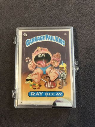 1985 Topps Series 1 Garbage Pail Kids Ray Decay