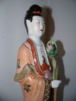 Maitland Smith figurine Asian women statue made in Hong Kong 3