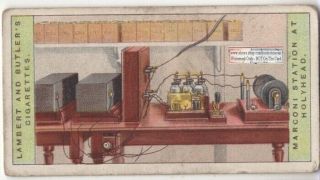 Holyhead Marconi Wireless Radio Telegraphy Station 100,  Y/o Ad Card