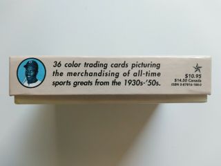 Vintage 1993 - Kitchen Sink Press - Sports Immortals - 36 Trading Card Set 3