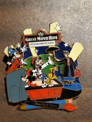 Wdw - Disney Mgm Studios - The Great Movie Ride - Artist Choice Disney Pin 10461