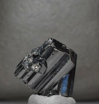 Black Tourmaline Crystal Gemstone Specimen Double Terminated Schorl Raw