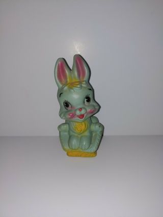 Vintage Dreamland Squeak Toy Rabbit 1963 - Easter Decoration