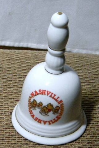 Nashville Collectible Ceramic Bell 4 " Tall
