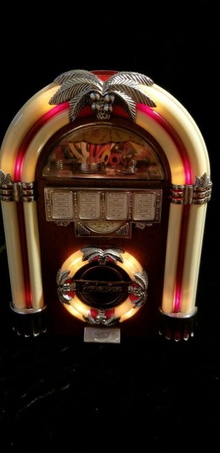 Spirit Of St.  Louis Vintage Style Lighted Juke Box Am/fm Radio