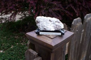 Wollastonite Garnet Diopside Crystals From Essex County,  Ny Mounted Display