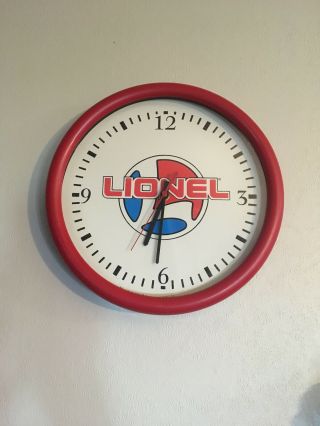 Rare " Lionel " License Products,  Inc.  Quartz Wall Clock By The Inkwell Company