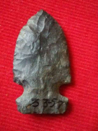 Authentic Big Sandy Early Archaic Side Notch Marion County,  Ohio Upper Mercer
