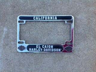 El Cajon Harley - Davidson - California Motorcycle Dealer License Plate Frame