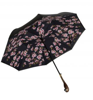 Disney Mary Poppins Returns Cherry Blossom Parrot Head Umbrella