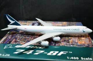 Rare Phoenix (1:400) Cathay Pacific Cargo Boeing B - 747 - 8f B - Ljn