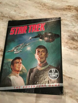 Vintage 1985 Star Trek The Adventure Game By West End Games