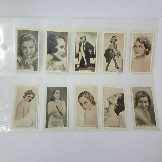 Godfrey Phillips Cigarettes Tobacco Cards - Stage and Cinema Beauties Series 35 2