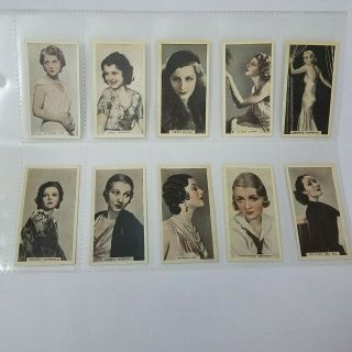 Godfrey Phillips Cigarettes Tobacco Cards - Stage and Cinema Beauties Series 35 4