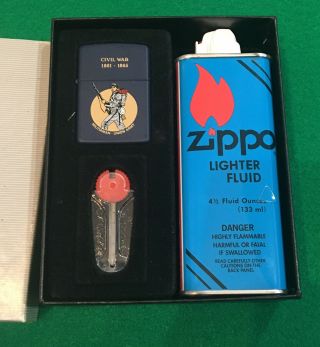 Zippo Civil War Lighter Fluid & Flint