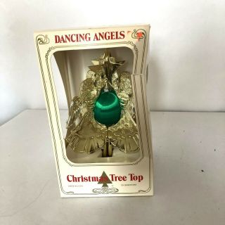 Vintage Bradford Dancing Angels Christmas Tree Topper Ornament