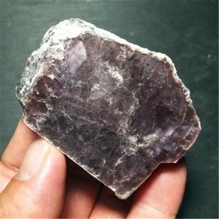 81.  8g Purple Mica Natural Stone Crystal Quartz Specimen Brazil 19060702