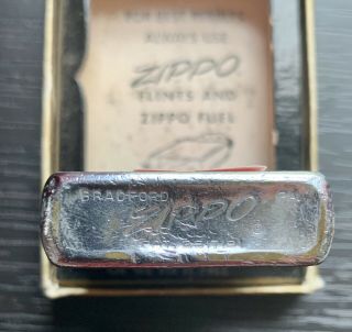 RARE 1950 - 57 Zippo Lighter 2517191 Pat Pend “KANSAS STATE Gorillas” 3