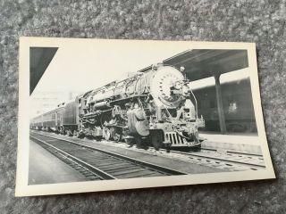 Vintage Photo Boston & Albany Railroad Loco 615 4 - 6 - 4