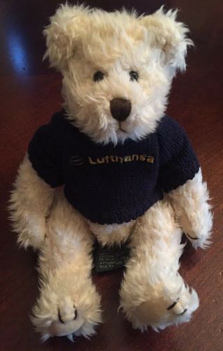 Lufthansa Airlines Russ Stuffed Teddy Bear Plush