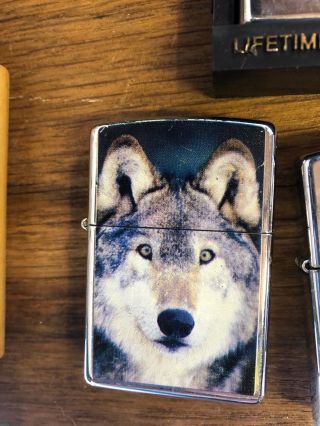 Zippo With Wolf Picture.  A