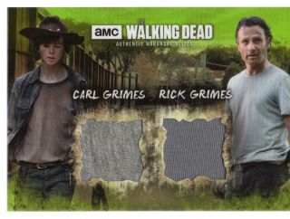 Walking Dead Road To Alexandria Dual Green Relic Costume Dr - Lr / Rick & Carl