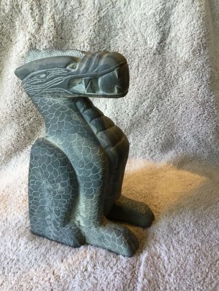 Vintage Carved Stone? Korean Dragon Figurine