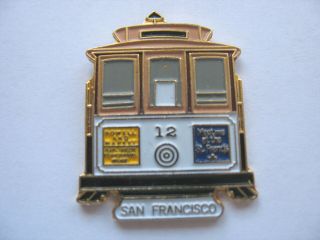 United States Lapel Pin - San Francisco - Cable Car