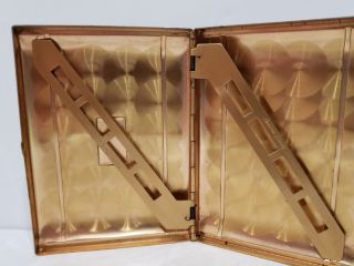 Vintage ELGIN / EAM ENAMEL,  GOLD Cigarette Case / Card Holder / Tobacco Smoking 8