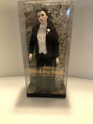 Twilight Saga Breaking Dawn Part 1 Barbie Collector Edward Doll,  Pink Label