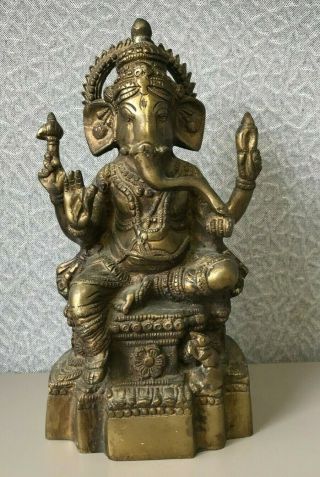 Brass - Indian God - Ganesha