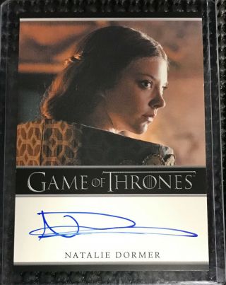 Natalie Dormer - Game Of Thrones Season 2 Two Autograph Card - Margaery Tyrell