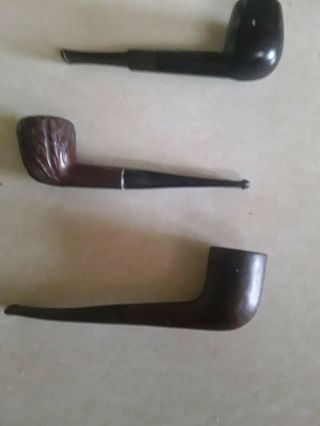 Vintage Briar Wood Smoking Tobacco Pipes Estate