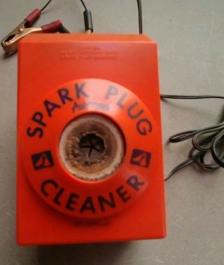 Vintage Automark 12v Spark Plug Cleaner Automotive Mechanic Tool