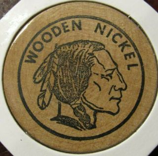 Vintage Hand Craft Workshop Bellerose,  NY Wooden Nickel - Token York 2