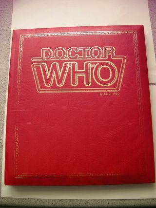 Doctor Who Photograph Album 1980s Rare