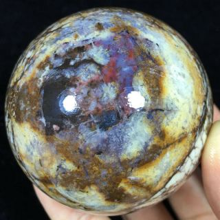 Wow 350g Natural Rare Pietersite Crystal Sphere Ball Healing F70