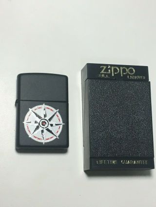 Zippo Marlboro Cigarettes Marlboro Compass Rare Zippo Lighter Never Fired Iob